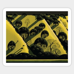 eyvind earle Sticker